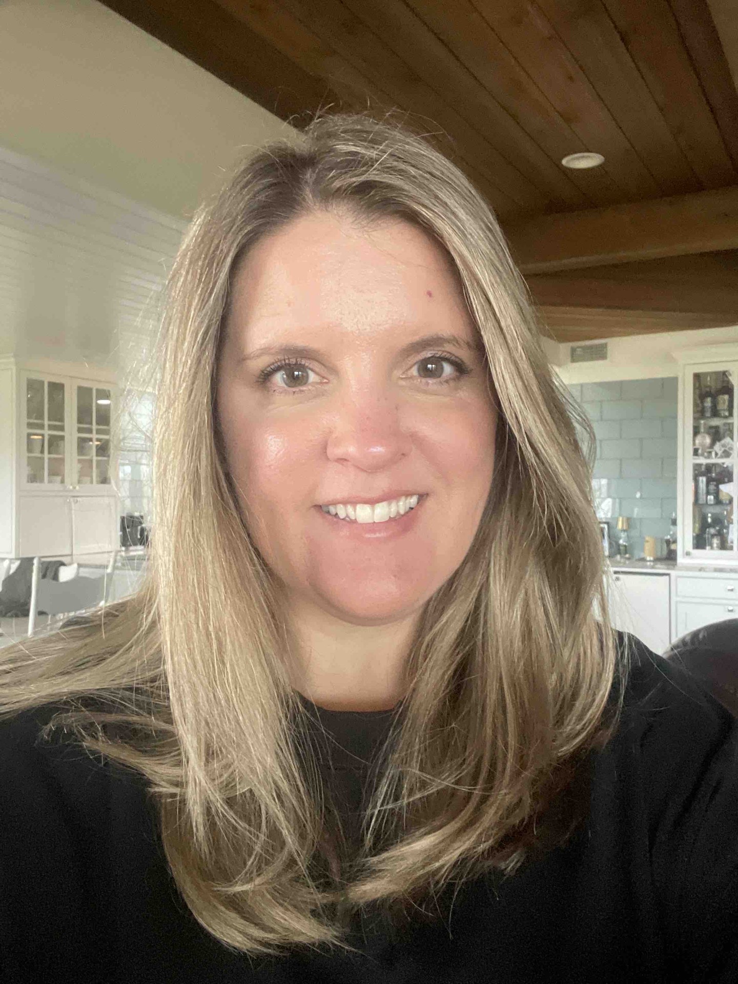 Blonde female middle aged woman